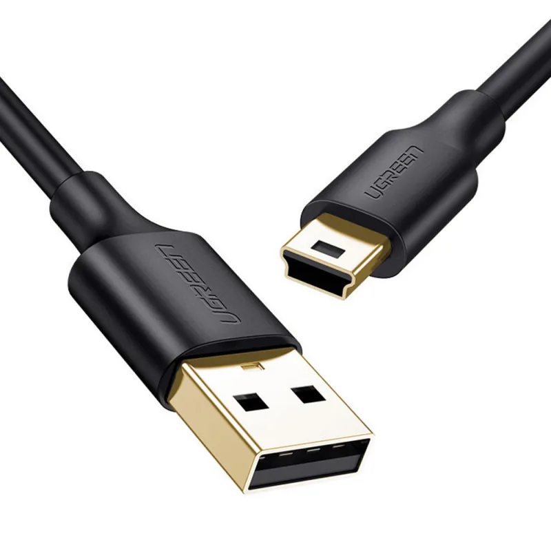 Ugreen kábel USB - mini USB kábel 480 Mbps 3 m čierny (US132 10386)
