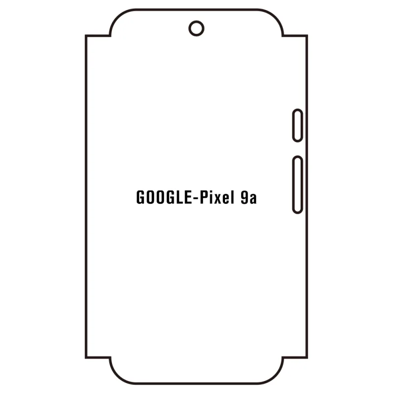Sunshine Google Pixel 9a Predná Hydrogél ochranná fólia Strih: Predná časť a rám, Typ fólie: Anti-Spy (Privacy)