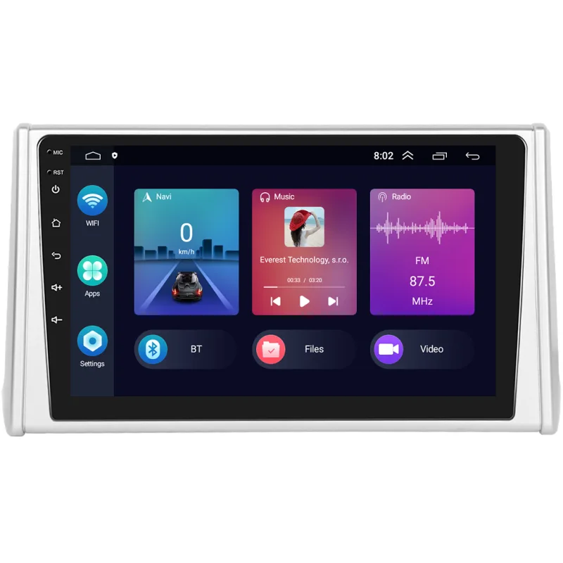 Podofo 2DIN autorádio PEV205 Android, Toyota RAV4 V B063/A8116