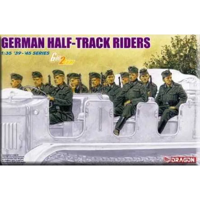 Dragon Model Kit figúrky 6671 - GERMAN HALF-TRACK RIDERS (1:35)
