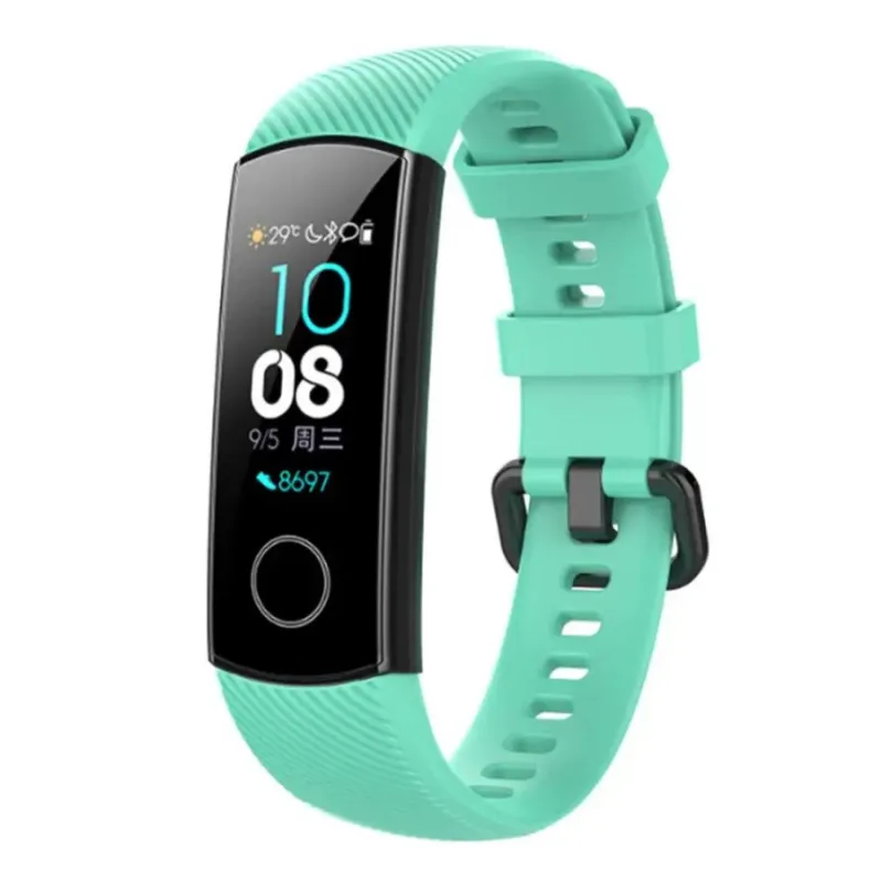Silikonový řemínek pro Honor Band 4 a Honor Band 5 - Mátový ESES 1530003954
