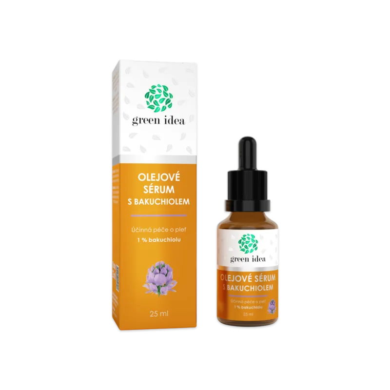Green idea Olejové sérum s bakuchiolom – 25 ml –