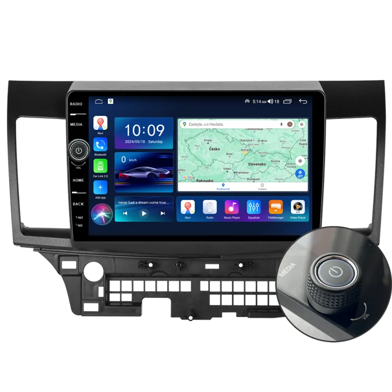 Everest 2DIN autorádio EVE38 Android, Mitsubishi Lancer VIII B375