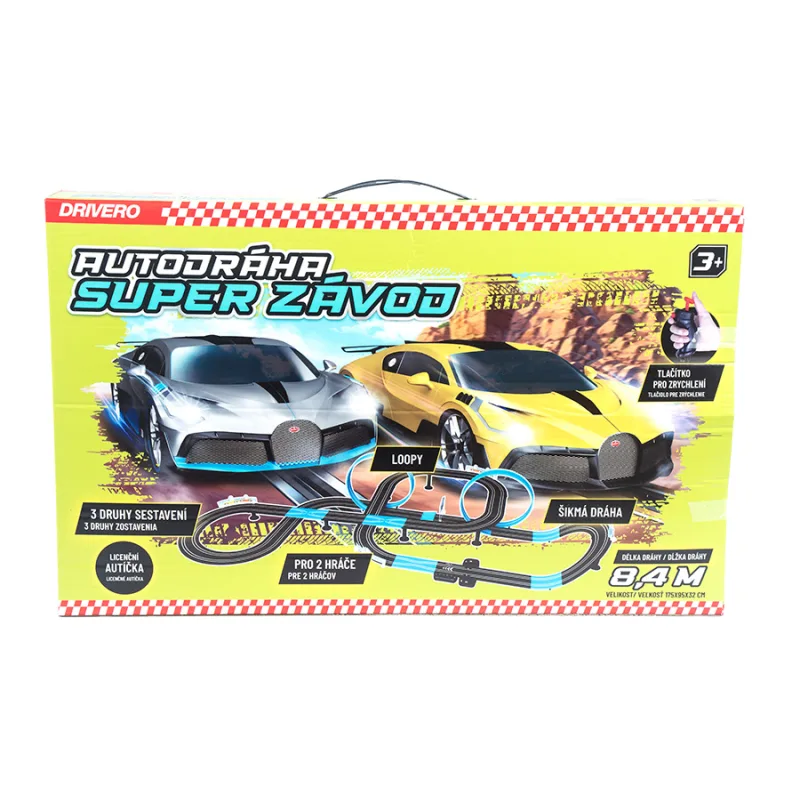 Drivero Mac Toys DRIVERO Autodráha 8,4m Veľký závod