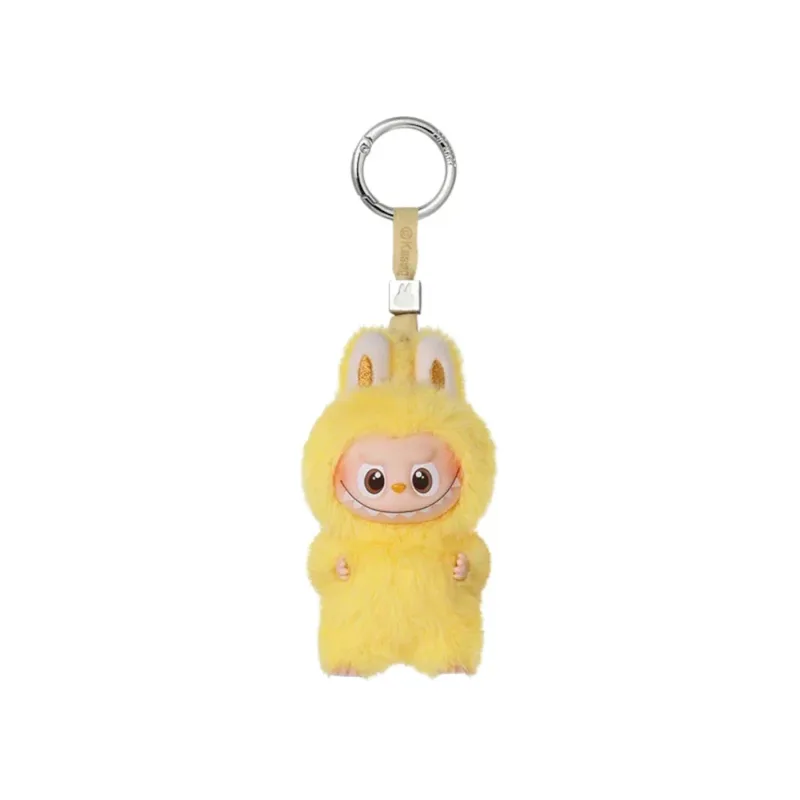 Pop Mart Labubu The Monsters Pin for Love Series "P" Vinyl Plush Pendant Yellow - OS