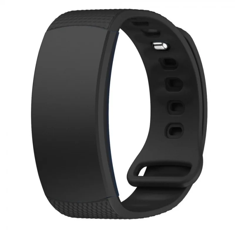 Silikonový řemínek černý ve velikosti L pro Samsung Gear Fit 2 ESES 1530000736