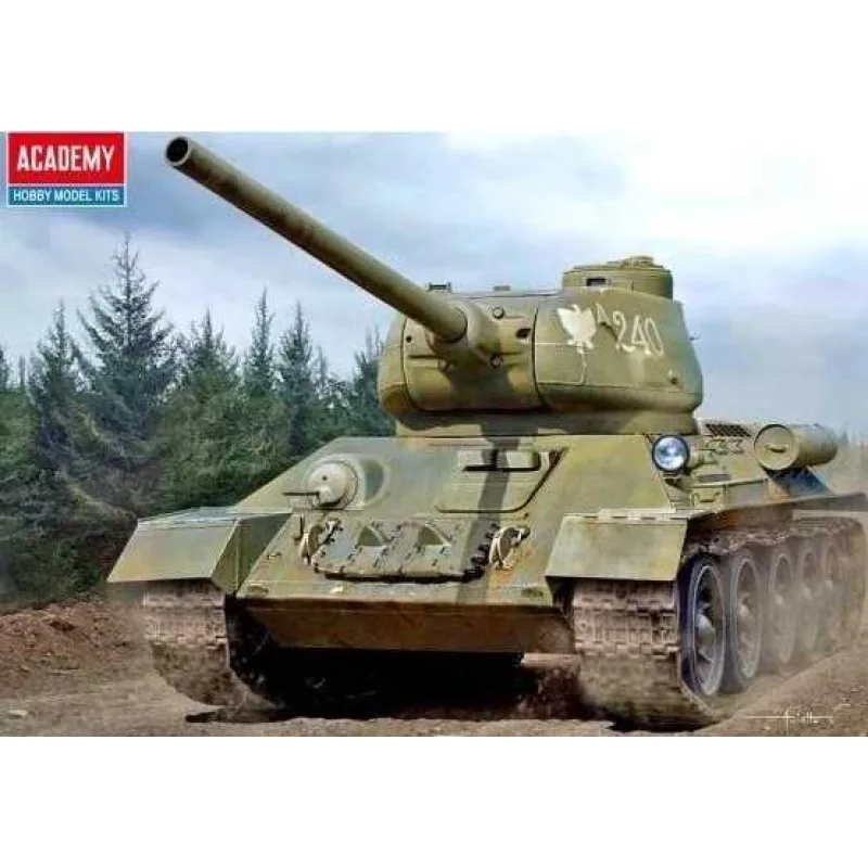 Academy Model Kit tank 13554 - Sovietsky stredný tank T-34-85 „Uralská tanková továreň č. 183” (1:35)