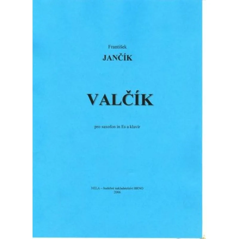NELA Valčik pro saxofon in Es a klavír