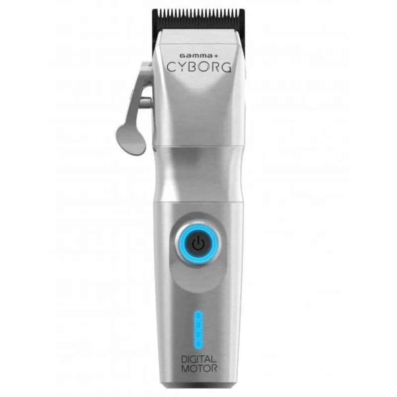 GAMMA PIÚ CYBORG Metal Clipper - profesionálny kovový strojček na vlasy