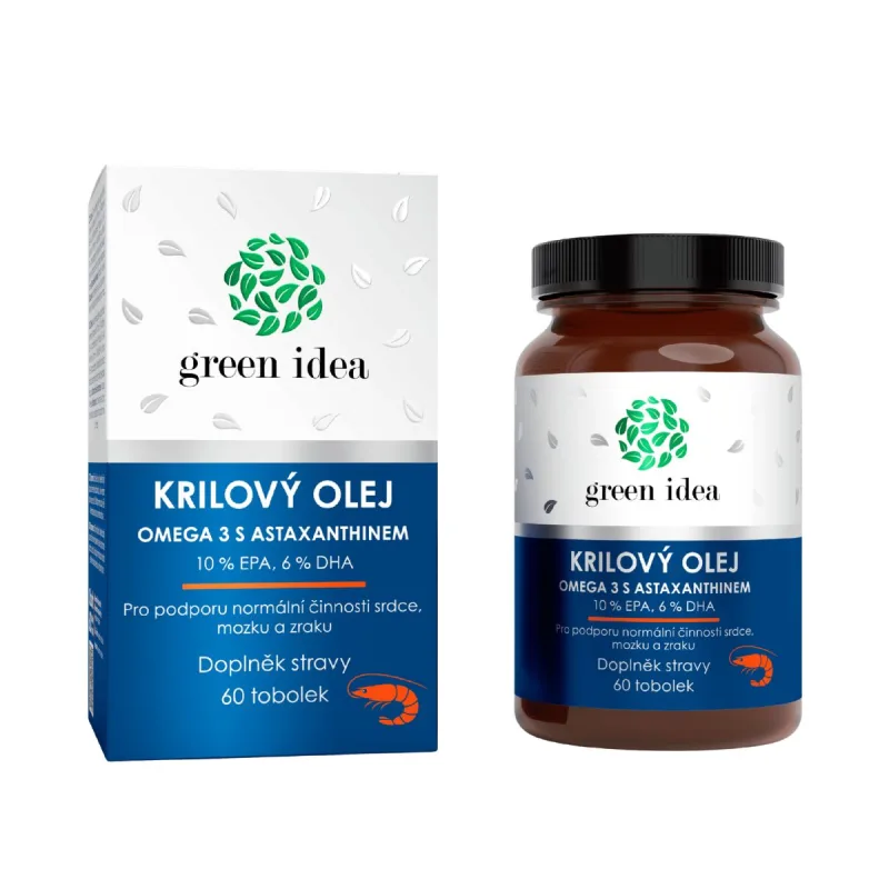 Green idea Krill olej - 60 kapsúl -