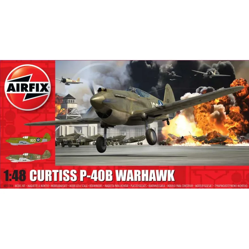 Airfix Classic Kit lietadlo A05130A - Curtiss P-40B Warhawk 1:48 (1:48)