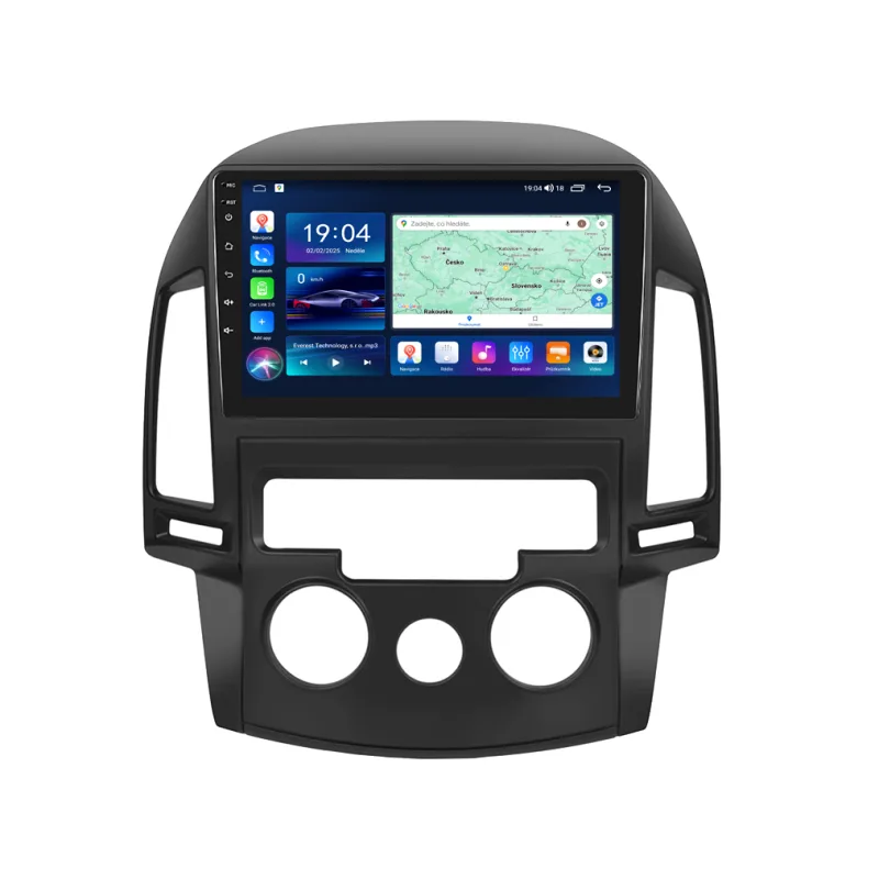 Everest 2DIN autorádio EVT32 Android, Hyundai i30 s manuální klimatizací EVT-UN06M/A7395