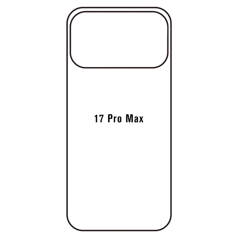 Sunshine iPhone 17 Pro Max Zadná Hydrogél ochranná fólia Strih: Zadná časť 1, Typ fólie: Číra