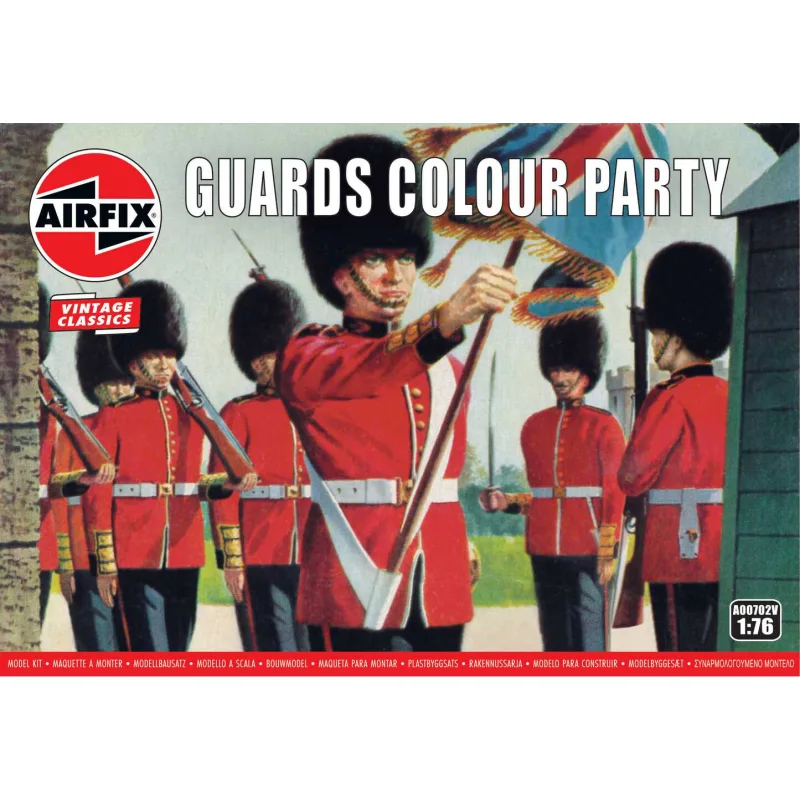 Airfix Classic Kit VINTAGE figúrky A00702V - Guards Colour Party (1:76)
