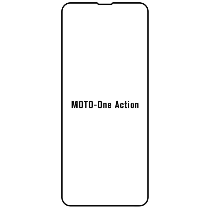 Sunshine Motorola One Action Predná Hydrogél ochranná fólia Strih: Predná 1, Typ fólie: Anti-Spy (Privacy)