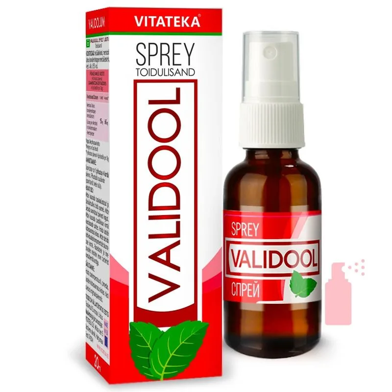 Vitateka Validol sprej – výživový doplnok – 20 ml –