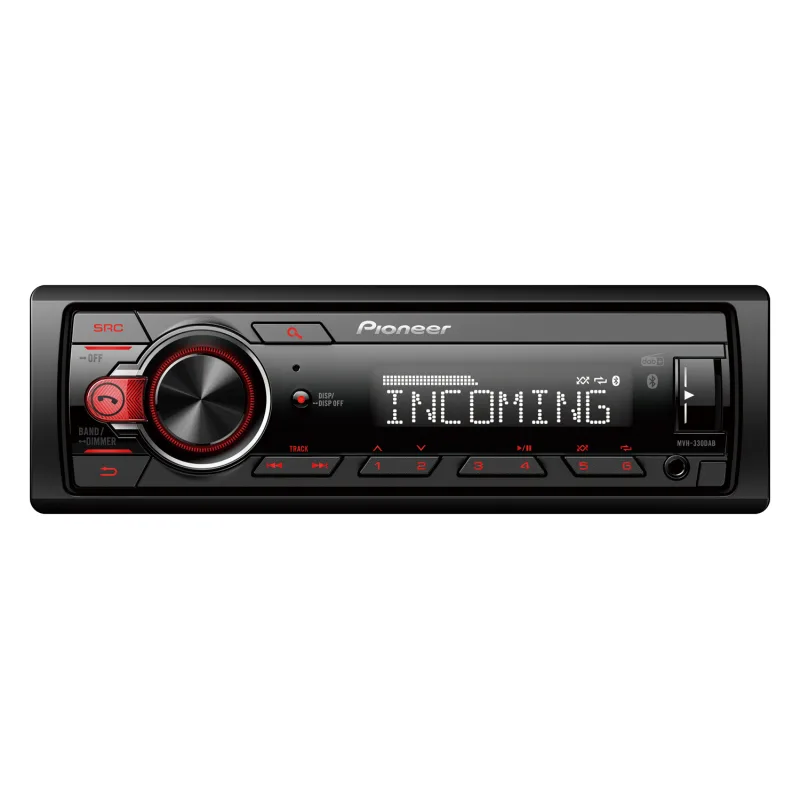 Pioneer MVH-330DAB autorádio s USB, Bluetooth a DAB tunerem MVH-330DAB
