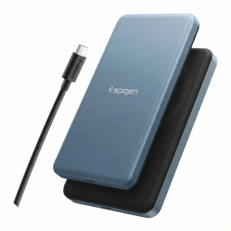 Power banka Spigen EA2205MQ Essential MagSafe 5000MAH 22,5W QI2 – námornícka modrá
