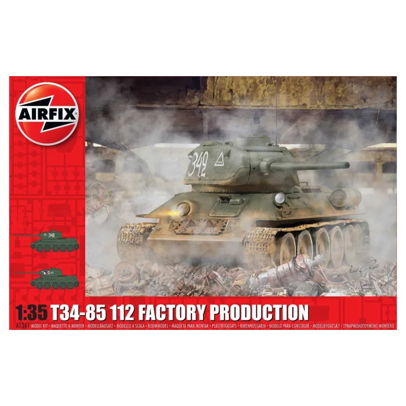 Airfix Classic Kit tank A1361 - T34/85 112 Factory Production (1:35)