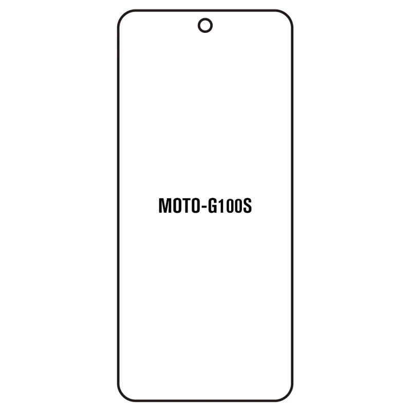 Sunshine Motorola G100S Predná Hydrogél ochranná fólia Strih: Kompatibilná s krytom 2, Typ fólie: Číra