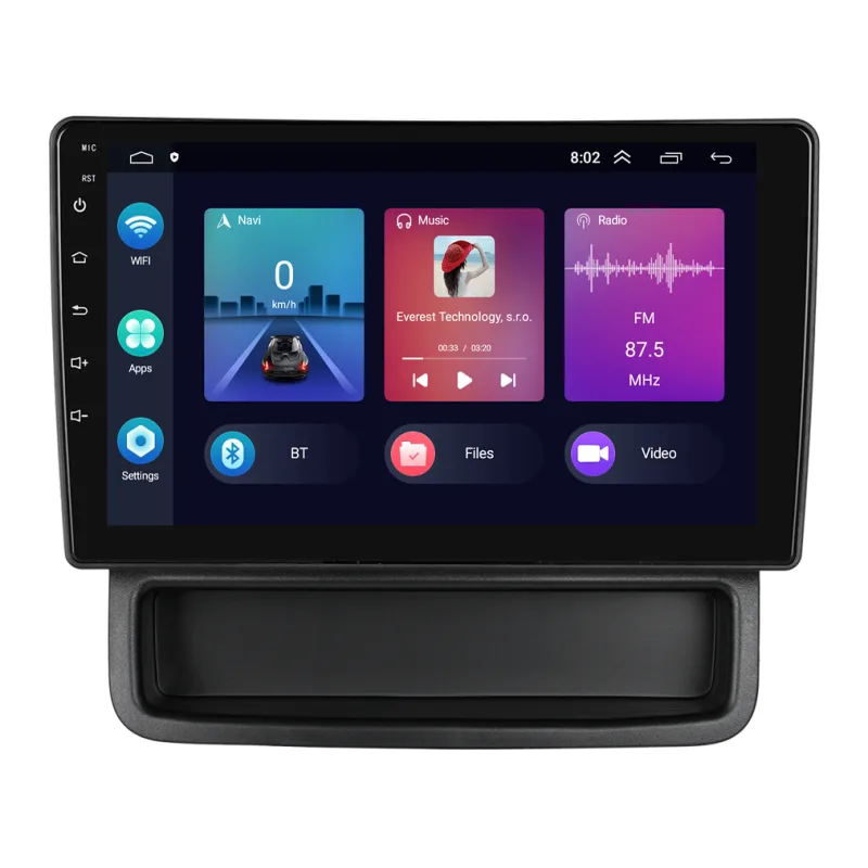Podofo 2DIN autorádio PEV201 Android, Renault Trafic II / Opel Vivaro A / Nissan Primastar B063/A8021