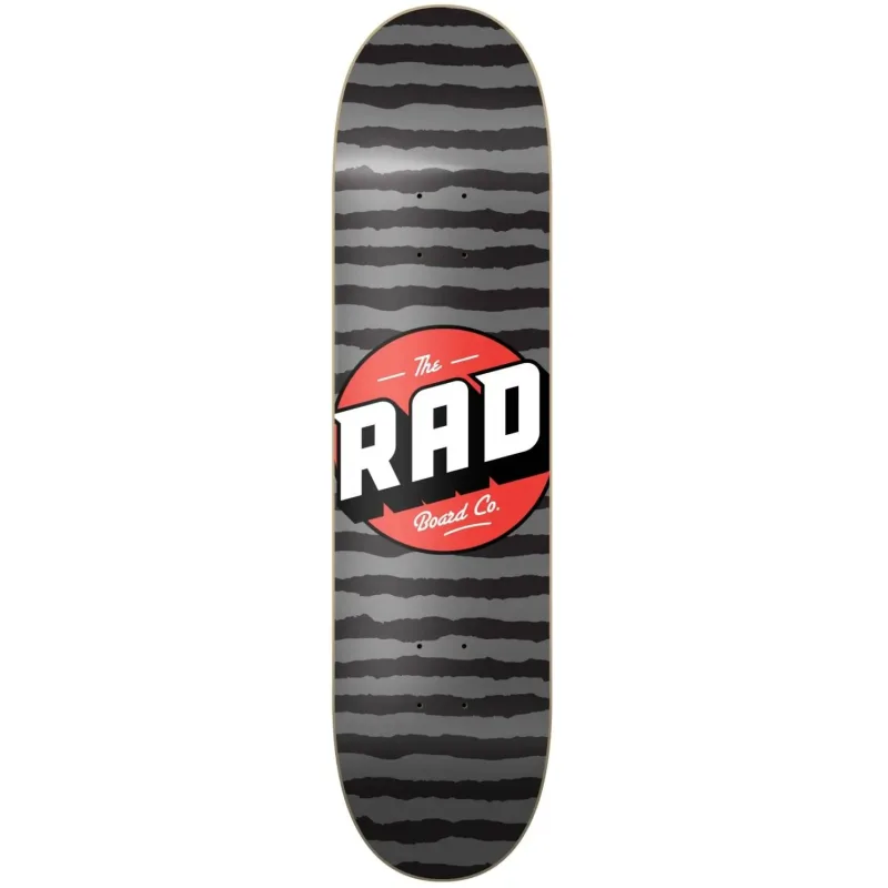 RAD Stripes Logo Skate Doska (8.375"|Grey)