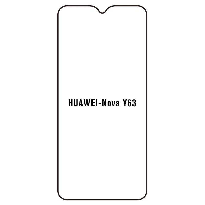 Sunshine Huawei Nova Y63 Predná Hydrogél ochranná fólia Strih: Kompatibilná s krytom 2, Typ fólie: Číra