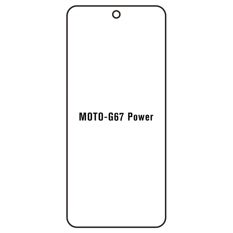 Sunshine Motorola G67 Power Predná Hydrogél ochranná fólia Strih: Kompatibilná s krytom 2, Typ fólie: Číra
