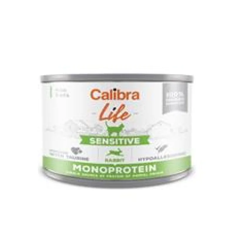 Calibra Cat Life konz.Sensitive Rabbit 6x200g