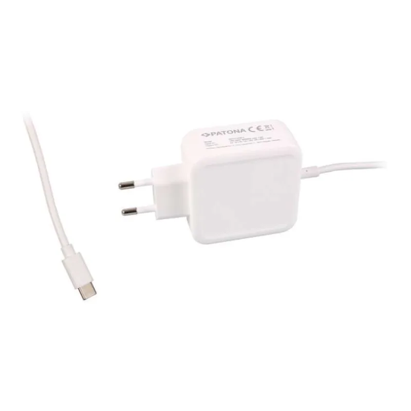 PATONA napájecí adaptér pro tablet PC/Smartphone/ 5V-20V 29W/ konektor USB-C/ bílý/ Power delivery (PT2572)