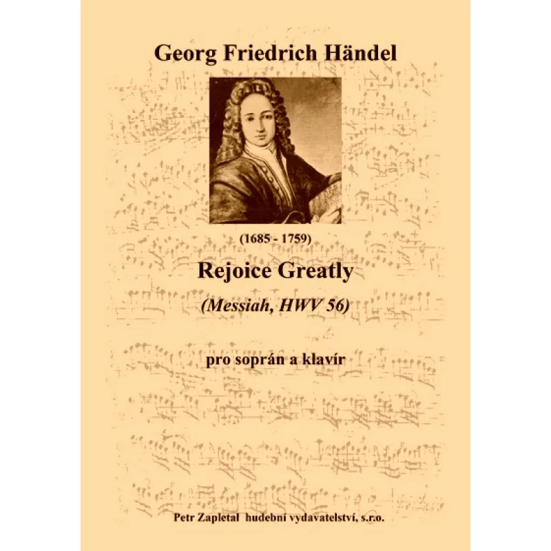 NotaNota Rejoice Greatly (Messiah, HWV 56) - klavírní výtah