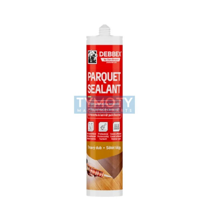Debbex Parketový tmel - 280 ml tmavý dub, kartuša