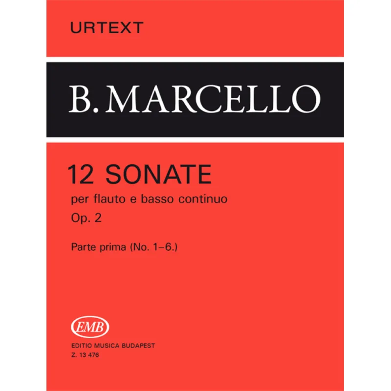 Editio Musica Budapest 12 sonate op. 2, parte prima (no. 1- 6)