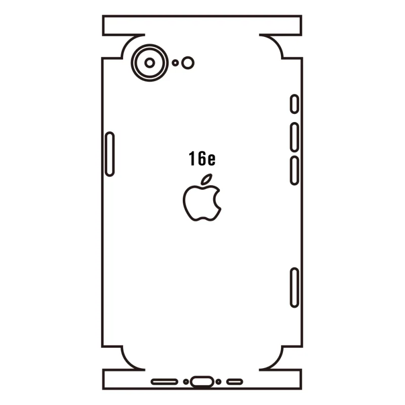 Sunshine iPhone 16e Zadná Hydrogél ochranná fólia Strih: Zadná časť a rám 4, Typ fólie: Číra