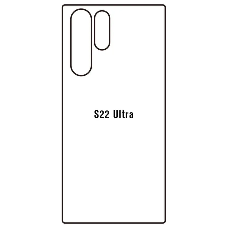 Sunshine Samsung S22 Ultra 5G Zadná Hydrogél ochranná fólia Strih: Zadná časť 1, Typ fólie: Matná