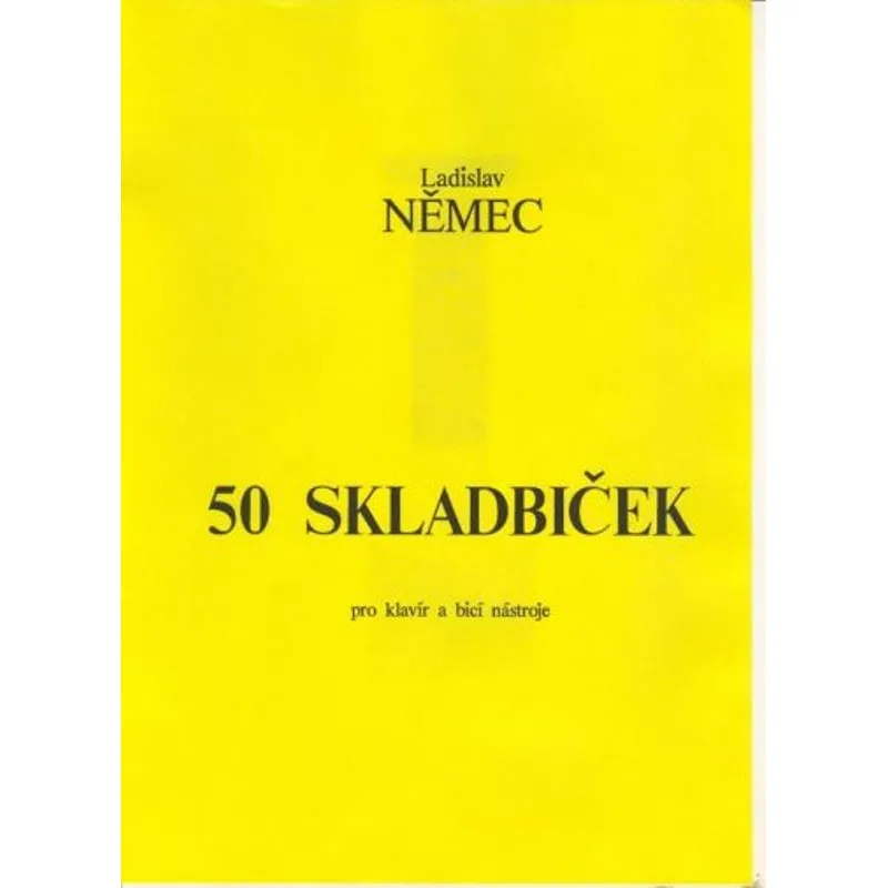 NELA 50 skladbiček pro klavír a bicí nástroje