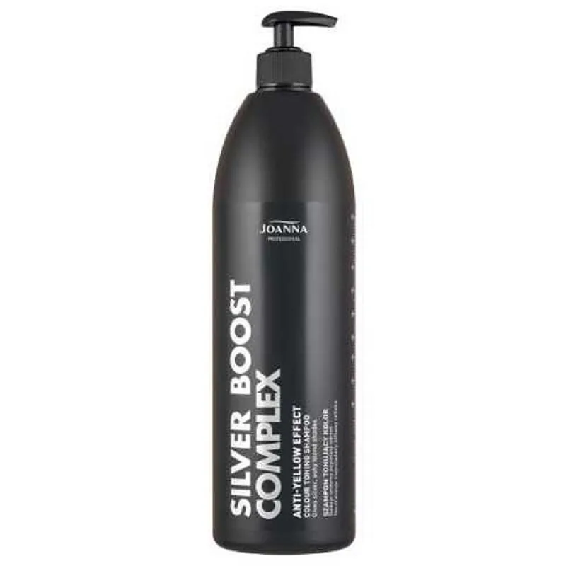 JOANNA Professional Silver Boost Shampoo 1000ml - šampon neutralizující žluté tóny