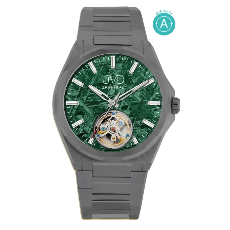 JVD Pánské ocelové vodotěsné automatické hodinky - chronograf AUTOMAT JVD JG1049.2