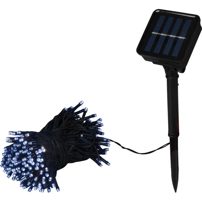 Reťaz MagicHome Vianoce, 200xLED, mix farieb, 8 funkcií, solárne napájanie, 20 m, IP44
