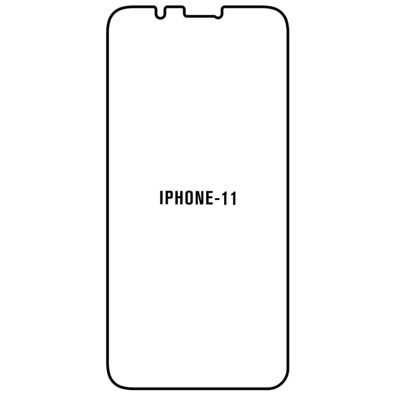 Sunshine iPhone 11 Predná Hydrogél ochranná fólia Strih: Kompatibilná s krytom 2, Typ fólie: Anti-Spy (Privacy)