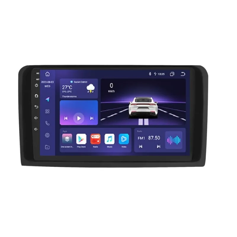 HIZPO KXBZML91 Autorádio 9" Android pro Mercedes ML W164, GL X164 Model: S9006 (6+64GB) CHR1738