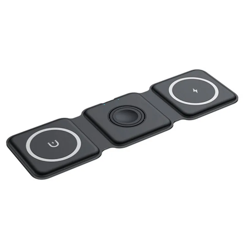 Sdesign 3 in 1 Folding Wireless Charger - Black