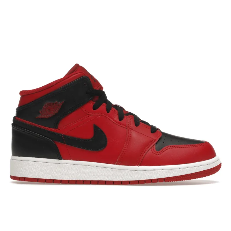 Jordan 1 Mid Reverse Bred (2021) (GS) - 40