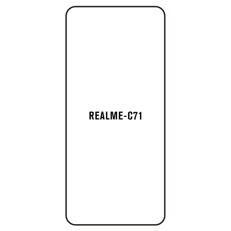 Sunshine Realme C71 Predná Hydrogél ochranná fólia Strih: Predná 1, Typ fólie: Číra
