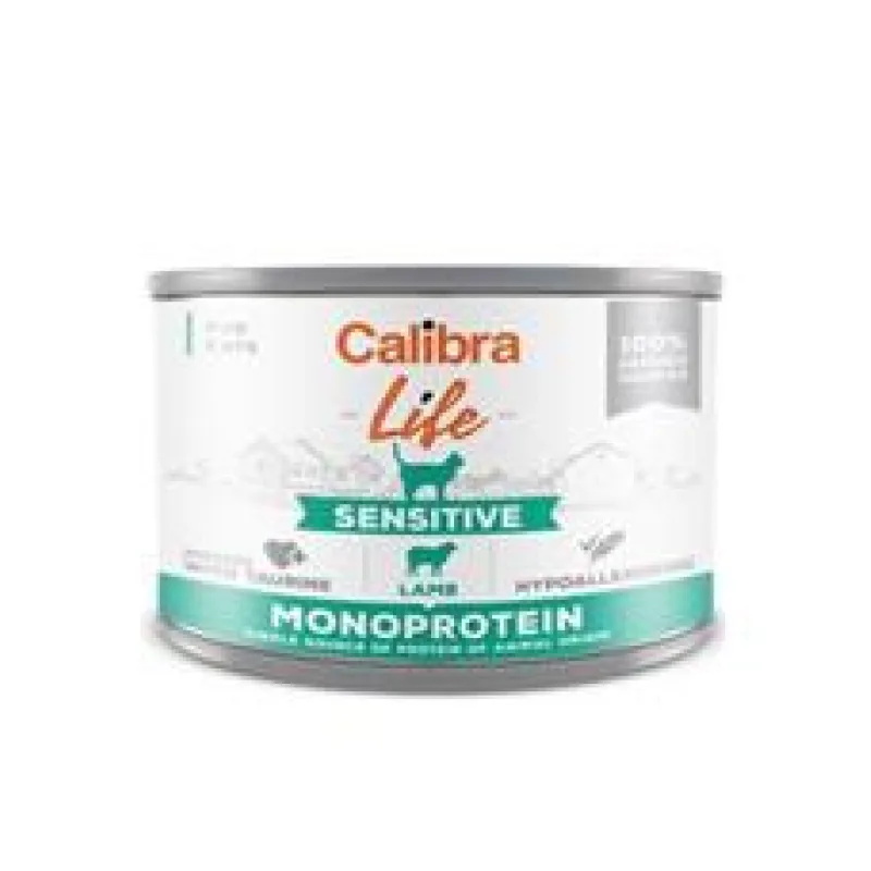 Calibra Cat Life Sensitive Lamb konzerva 6x200g