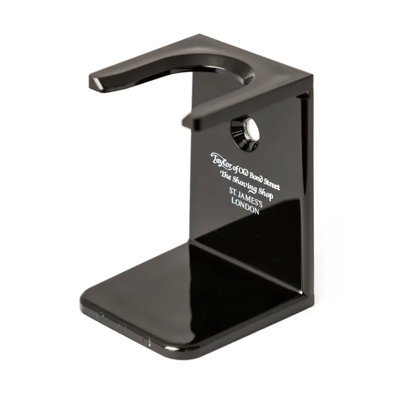 Stojanček na štetku na holenie TAYLOR OF OLD BOND STREET Shaving brush stand - čierny
