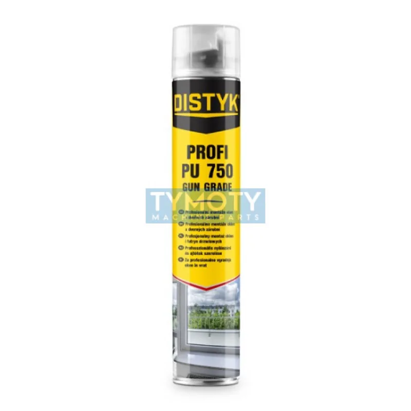 Distyk Pištoľová pena PROFI PU 750 - 750 ml zelená, pištoľová dóza