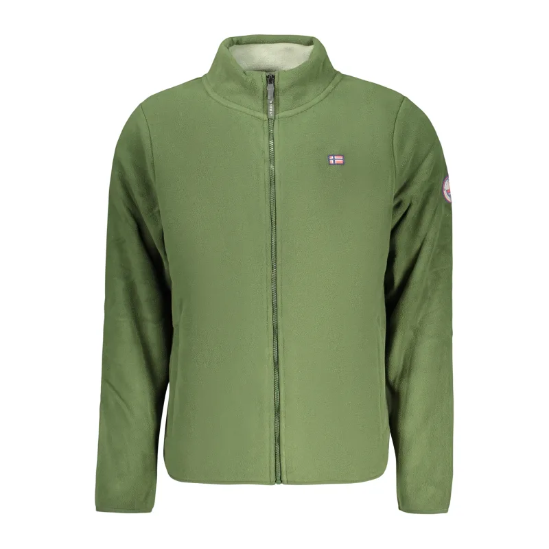 Pánska Mikina so zipsom NORWAY 1963 - Zelená Farba: Zelená, Veľkosť: 3XL