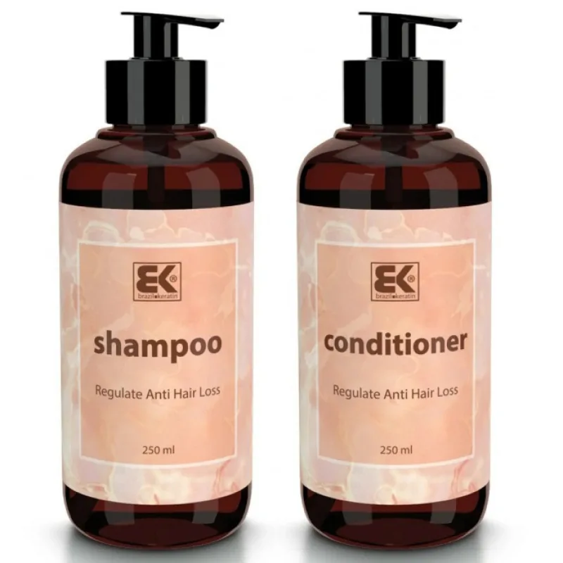 BRAZIL KERATIN Regulate Anti Hair Loss Shampoo + Conditioner proti vypadávaniu vlasov 2x250ml
