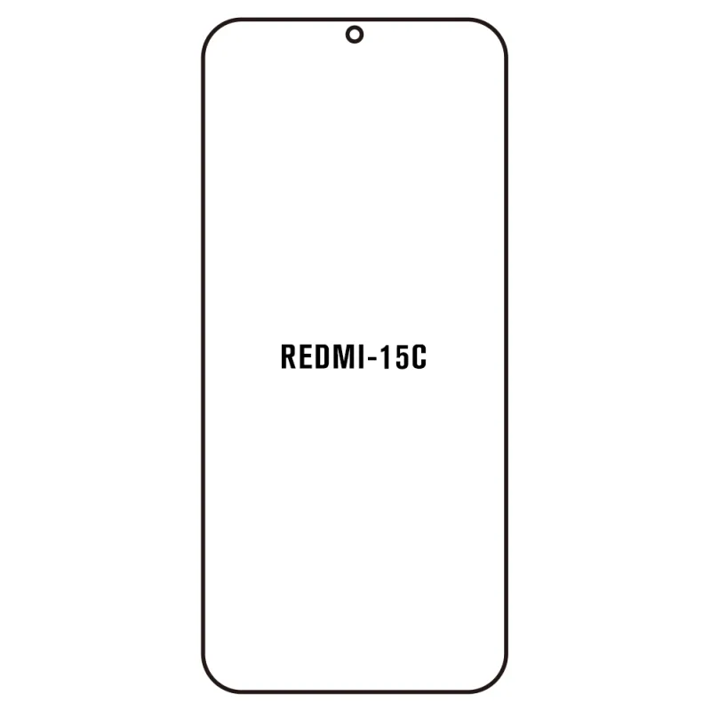 Sunshine Xiaomi Redmi 15C Predná Hydrogél ochranná fólia Strih: Predná 1, Typ fólie: Anti-Spy (Privacy)